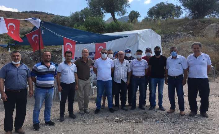 Vatan Partisi’nden Maden İşçilerinin Eylemine Destek