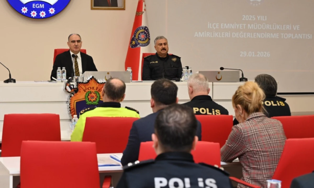 2025 YILI DEĞERLENDİRME TOPLANTISI GER&Ccedil;EKLEŞTİRİLDİ 