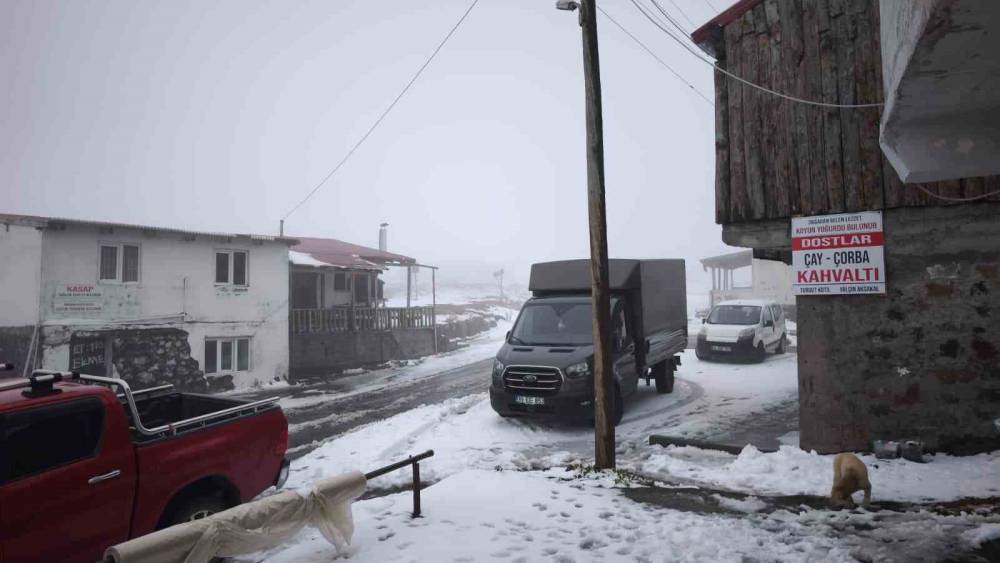 Artvin’in vadilerini sel, yaylalarını kar vurdu
