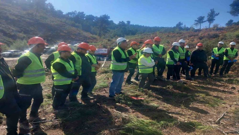 Akhisar'da Orman Personeline Teknik Eğitim ve Tatbikat Seferberliği