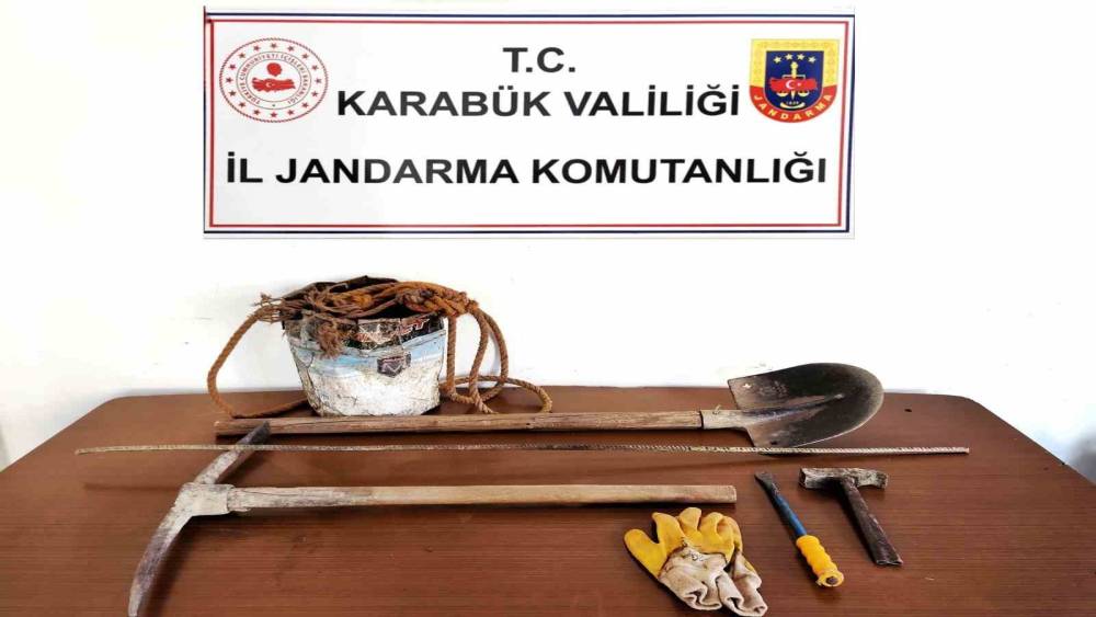 Karabük’te İzinsiz Kazı Yapan 2 Kişi Suçüstü Yakalandı