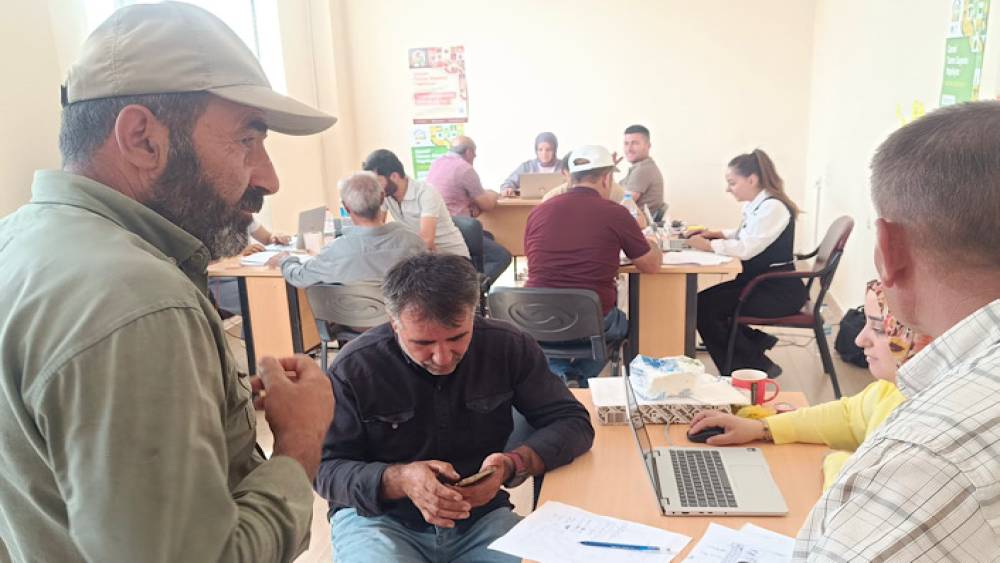 Yüksekova’da tarım sayımı devam ediyor
