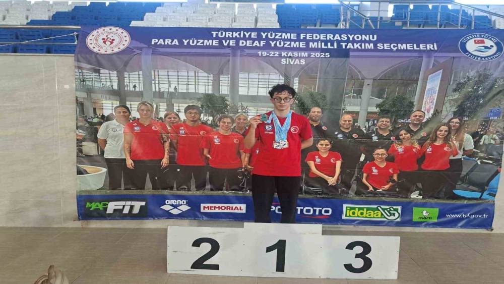 Sivas’taki yarışmalarda Aydın’a beş madalya kazandırdı
