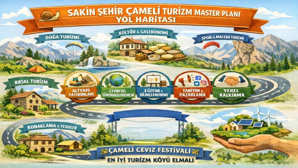 Sakin Şehir &Ccedil;ameli Turizm Master Planı kapsamında yol haritası  yayınlandı
