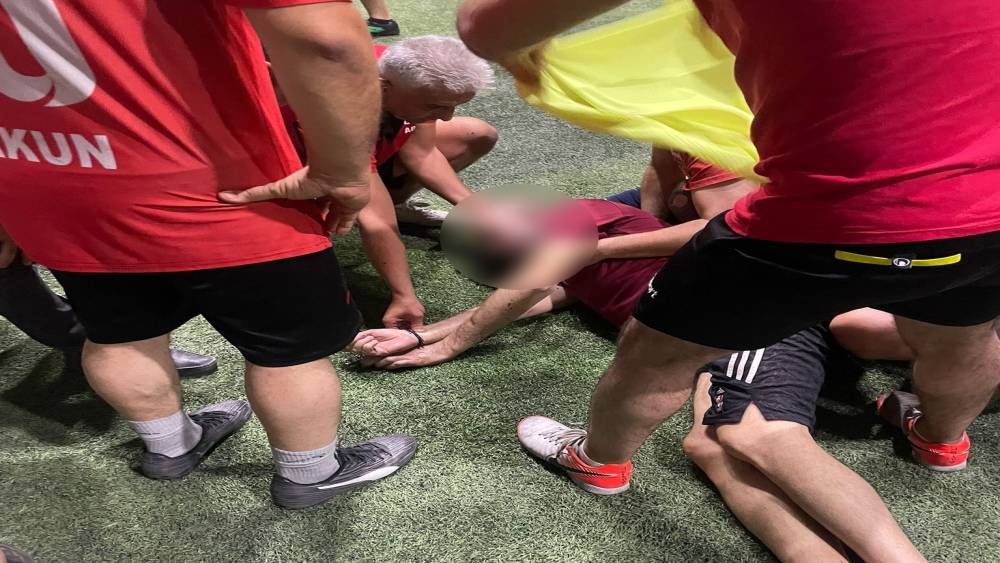 Halı saha maçı ölümle bitti
