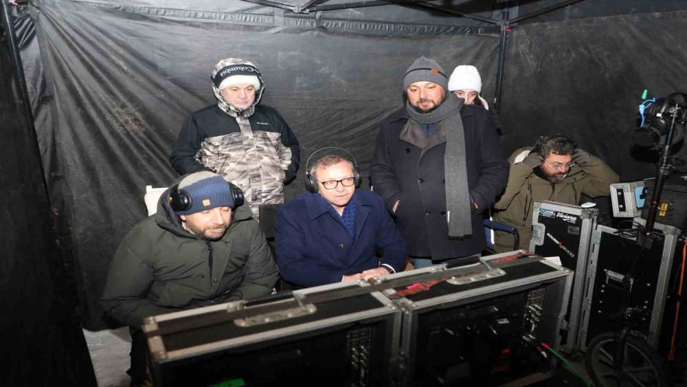 Vali Ziya Polat&rsquo;tan "Veliaht" dizisi setine ziyaret
