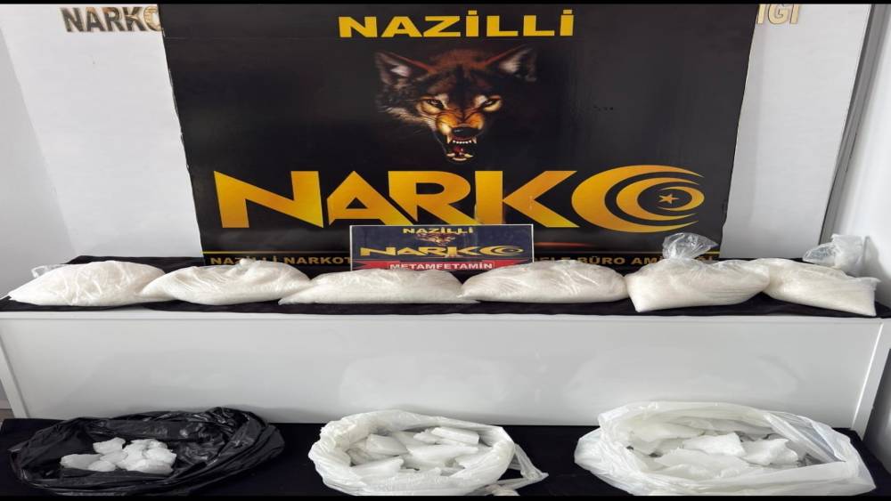 Nazilli&rsquo;de 9 kilo 428 gram uyuşturucu ele ge&ccedil;irildi
