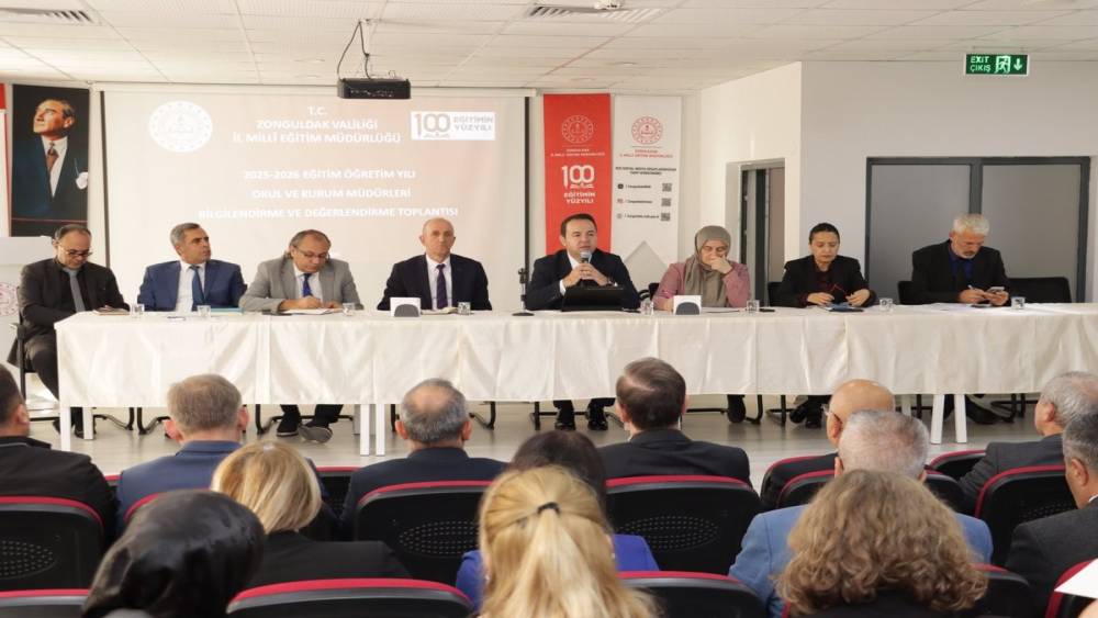 Zonguldak’ta okul ve kurum müdürleri değerlendirme toplantısı yapıldı
