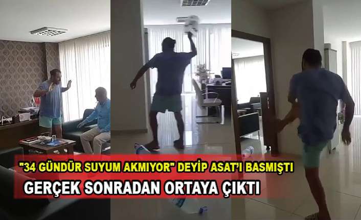 "34 G&Uuml;ND&Uuml;R SUYUM AKMIYOR" DEYİP ASAT&rsquo;I BASMIŞTI, EVİNİN VANASI KAPALI &Ccedil;IKTI