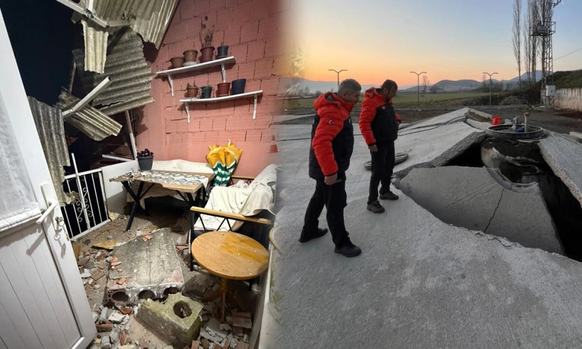 5.5&rsquo;LİK DEPREM SONRASI İLK A&Ccedil;IKLAMA