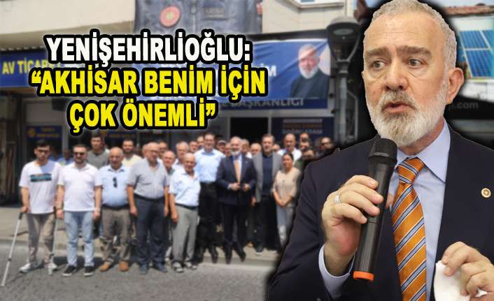 AK PARTİLİ YENİŞEHİRLİOĞLU, KAZA SONRASI İLK ZİYARETİNİ AKHİSAR&rsquo;A YAPTI  