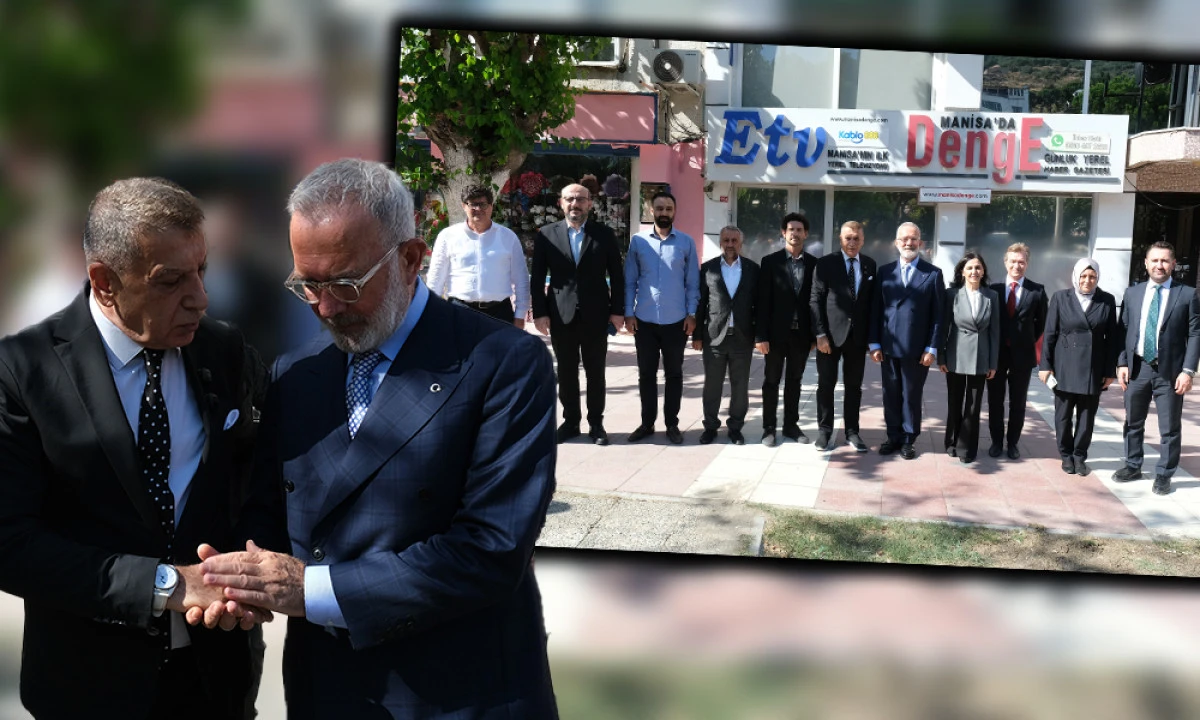 AK PARTİLİ YENİŞEHİRLİOĞLU'NDAN ETV-DENGE GAZETESİ'NE ZİYARET