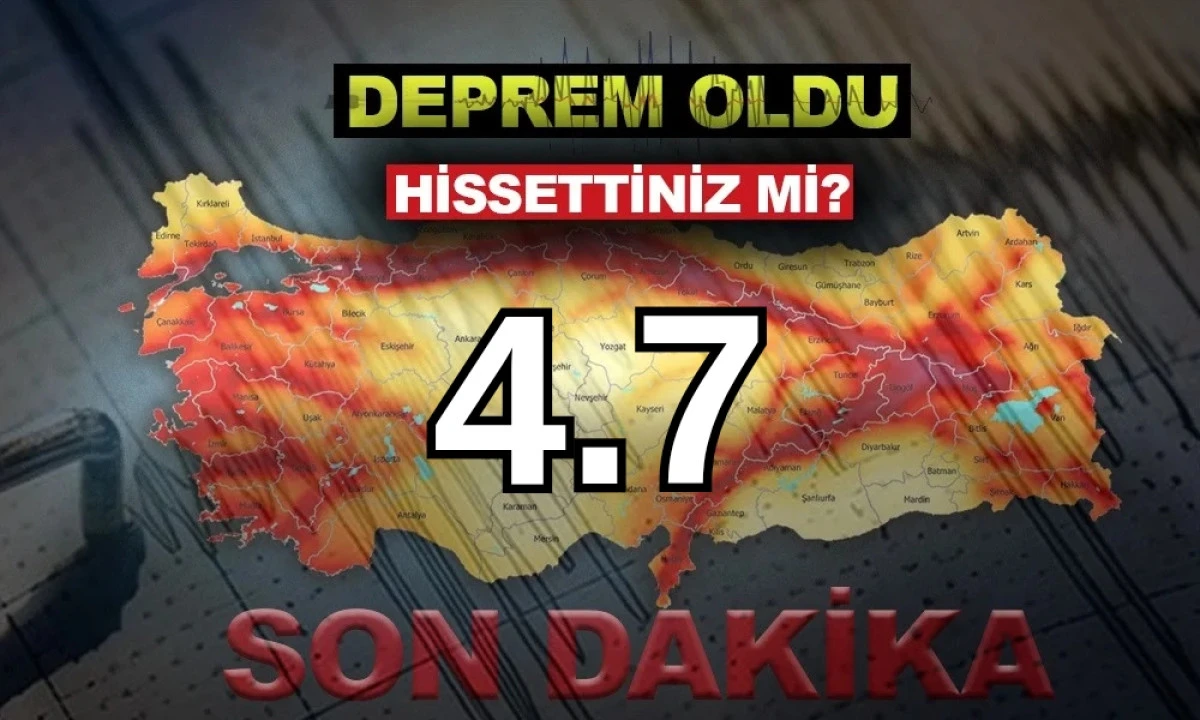 AKDENİZ'DE DEPREM!