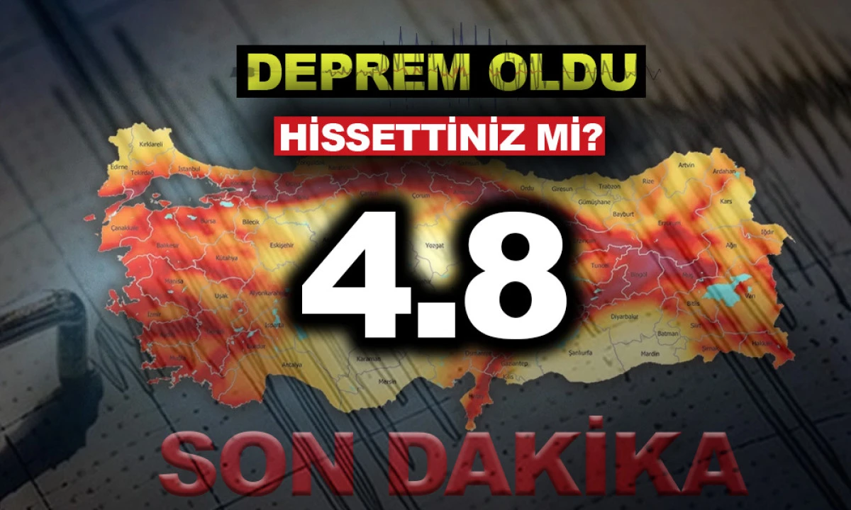 AKDENİZ'DE KORKUTAN DEPREM 