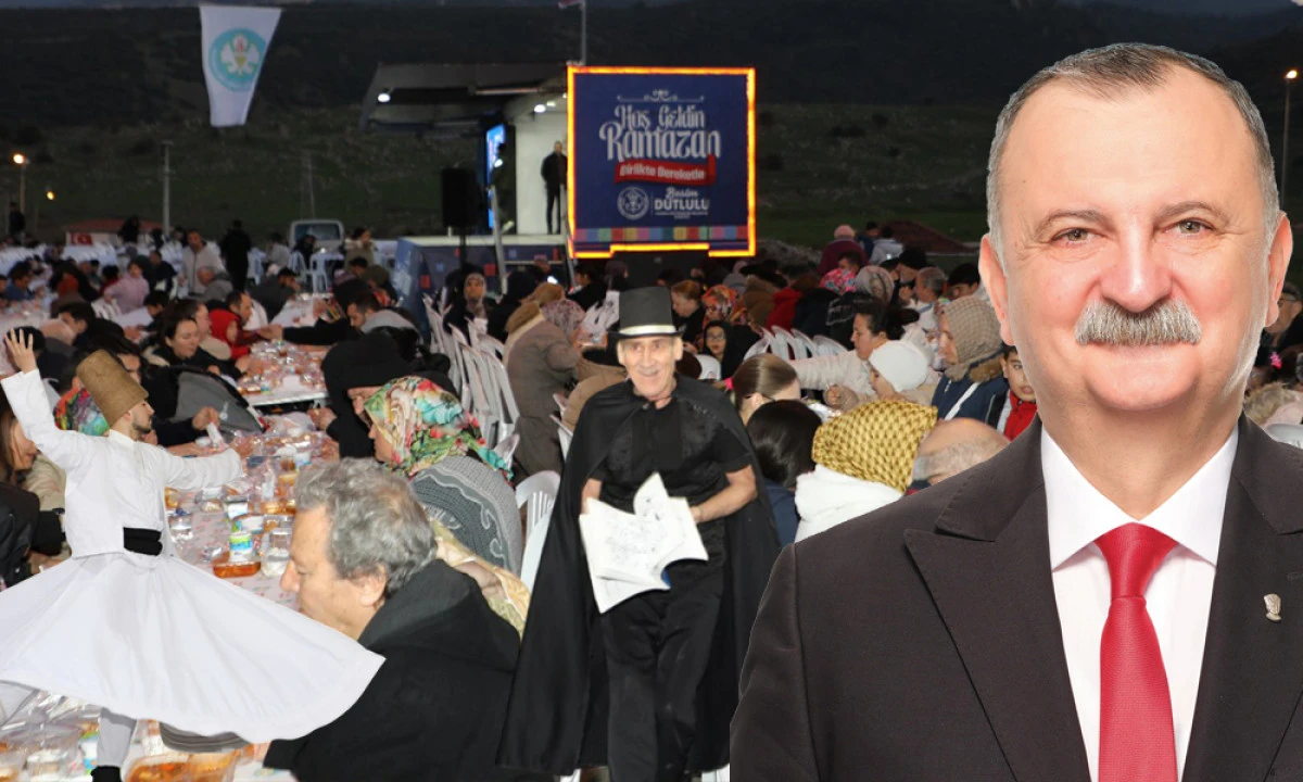 AKGEDİK&rsquo;TE BİN 500 KİŞİ AYNI SOFRADA BULUŞTU