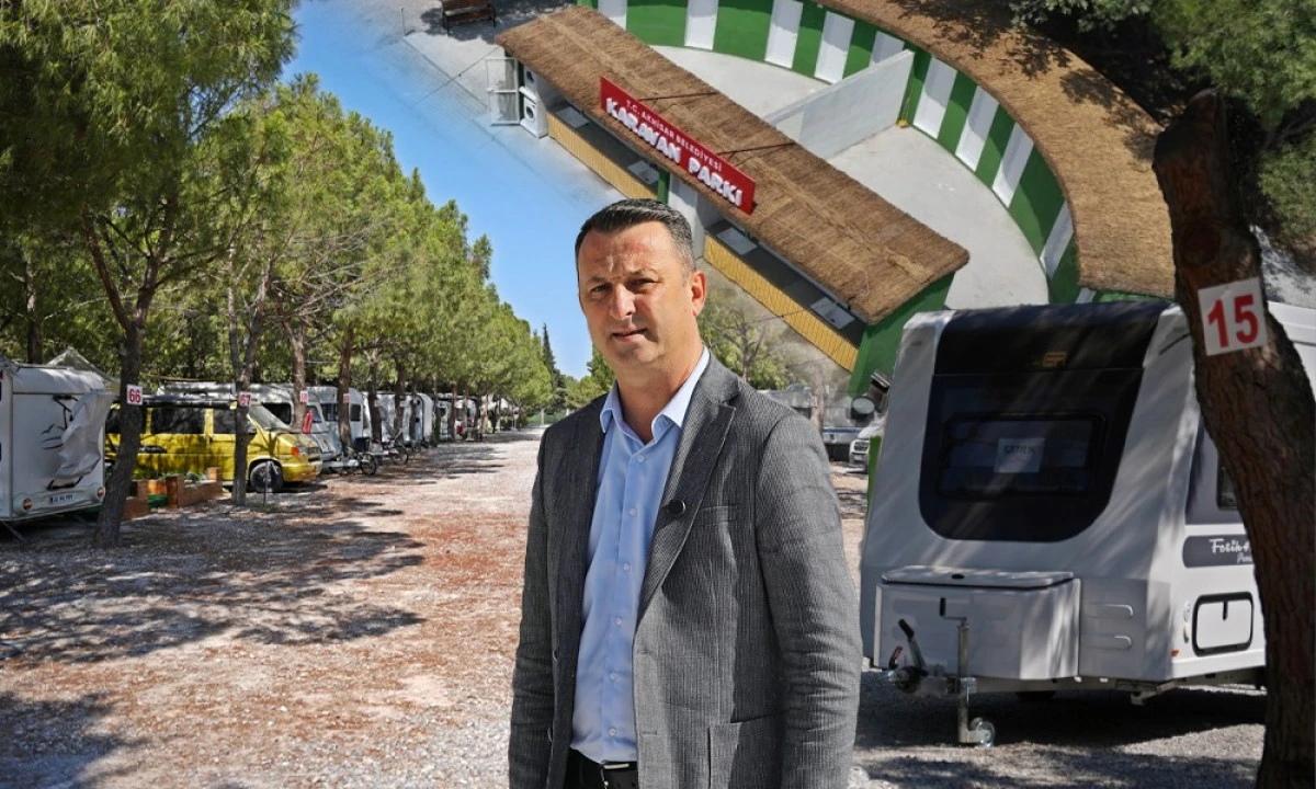 AKHİSAR KARAVAN PARKI TATİLCİLERİN GÖZDESİ OLDU