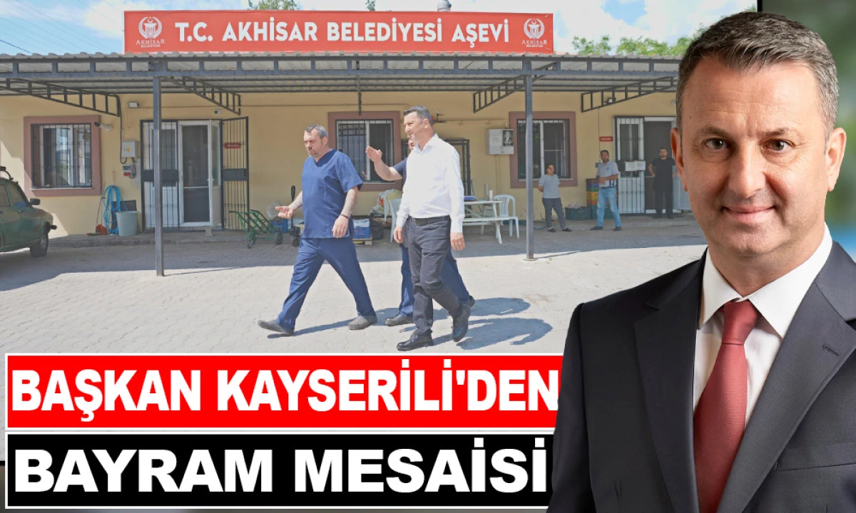 AKHİSAR'DA BAYRAM SOFRALARI DAYANIŞMAYLA KURULUYOR