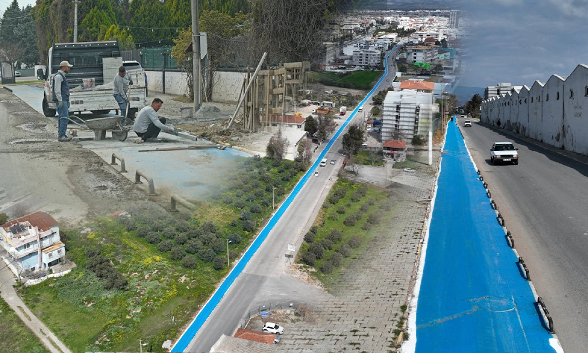 AKHİSAR&rsquo;DA BİSİKLET YOLU &Ccedil;ALIŞMASI