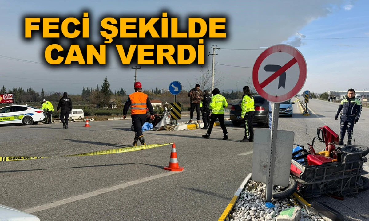 AKHİSAR'DA TRAFİK KAZASI
