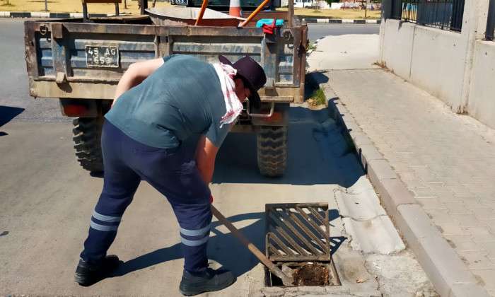 Alaşehir&rsquo;de 10 mahallede su taşkınlarına karşı &ouml;nlem alındı