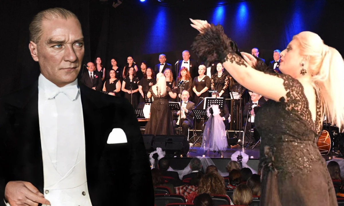 ATATÜRK’ÜN SEVDİĞİ ŞARKILAR SANATSEVERLERLE BULUŞTU