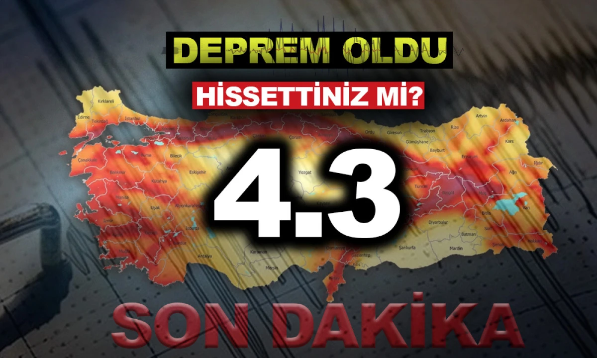 BALIKSİR'DE DEPREM! MANİSA'DA SALLANDI 