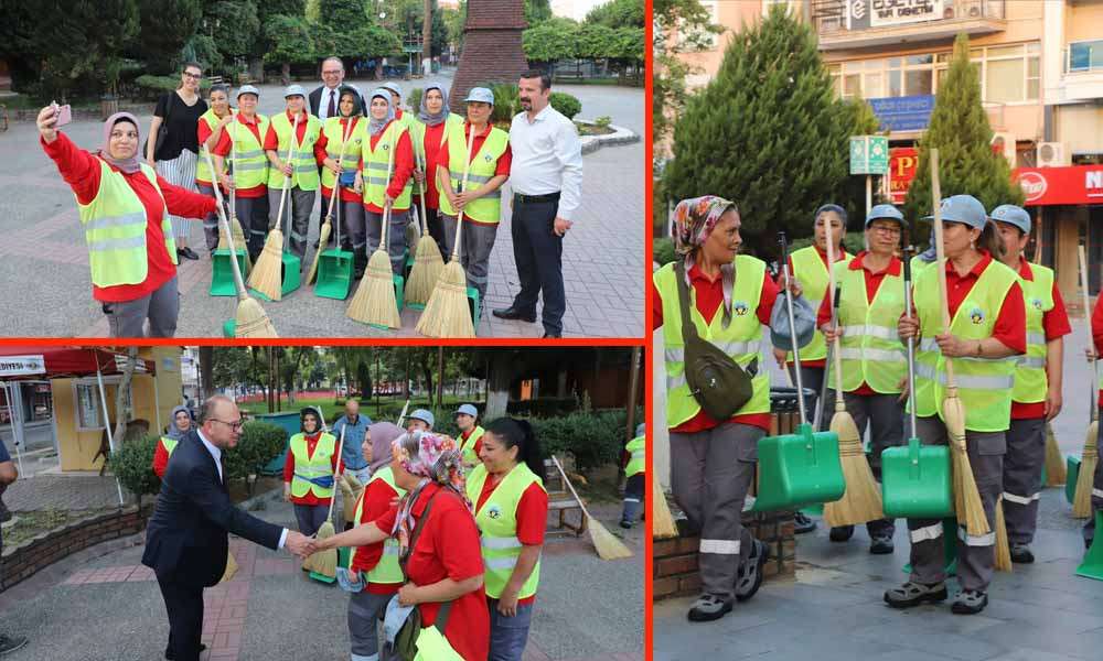 BAŞKAN AKIN: KADININ ELİ TURGUTLU&rsquo;YA DEĞECEK