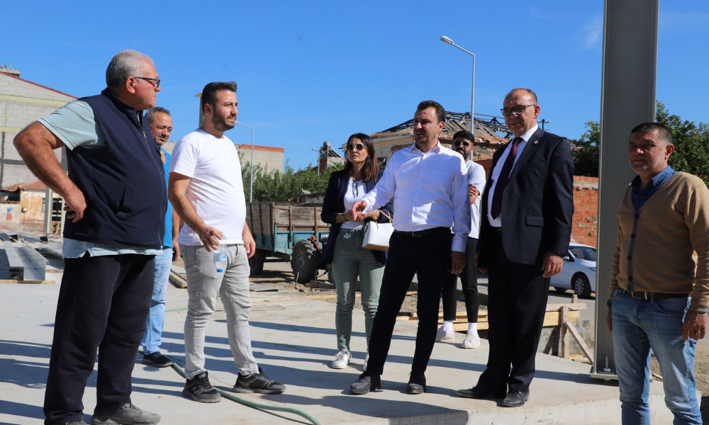 BAŞKAN AKIN VE BAŞEVİRGEN DEV YATIRIMI YERİNDE İNCELEDİ 