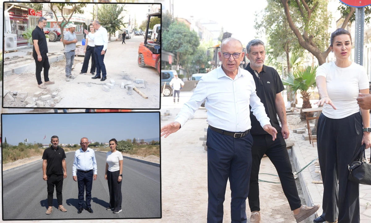 BAŞKAN AKIN'DAN &Ccedil;ALIŞMALARA YAKIN TAKİP
