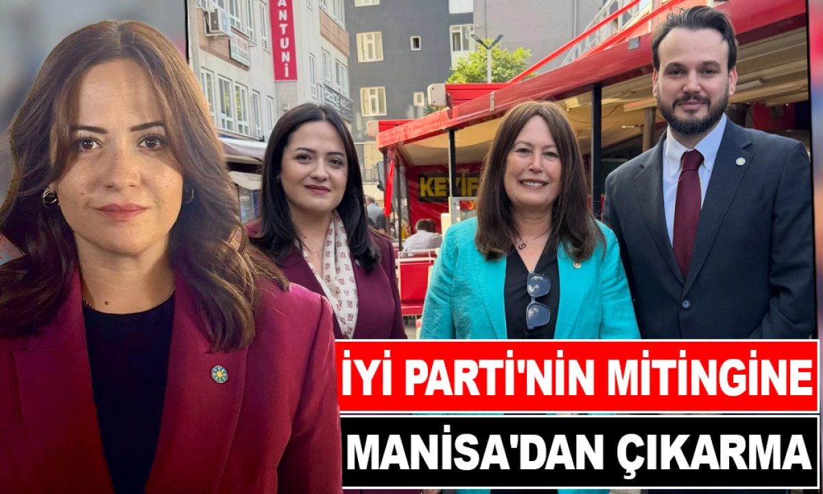 BAŞKAN AYTA&Ccedil; İYİ PARTİ'NİN BAYRAK MİTİNGİNE KATILDI