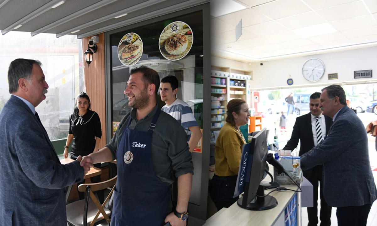 BAŞKAN BALABAN ESNAFIN NABZINI TUTTU