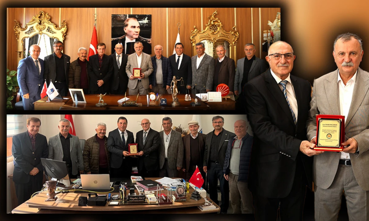 BAŞKAN BALABAN’A PLAKET!