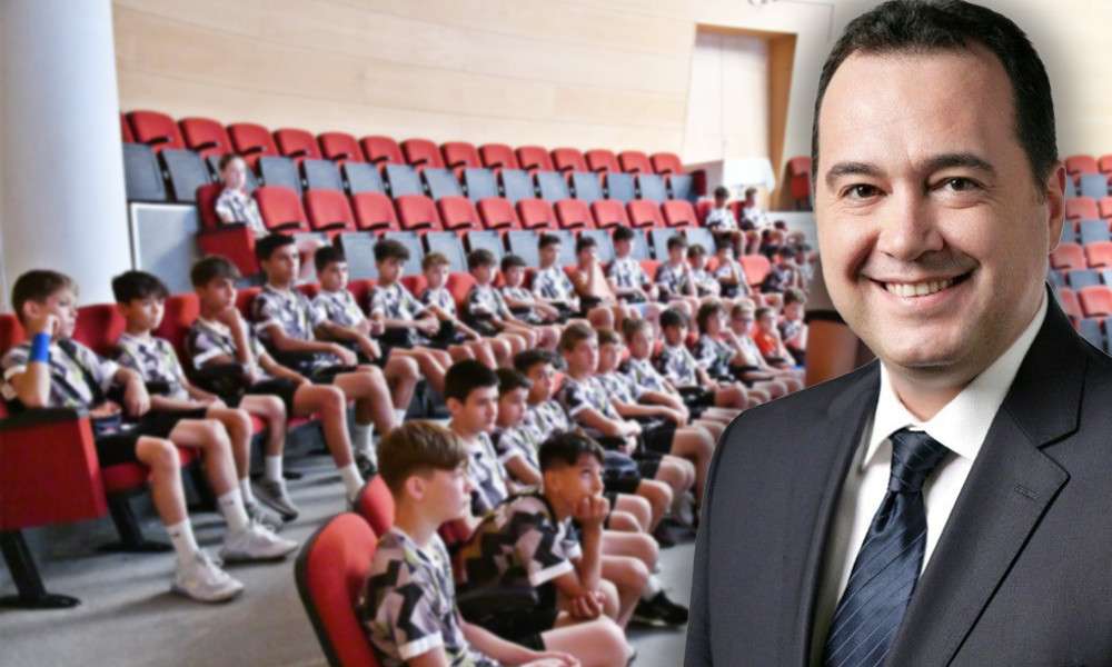 BAŞKAN DUTLULU: GELECEĞİN FUTBOLCULARINI YETİŞTİRİYORUZ