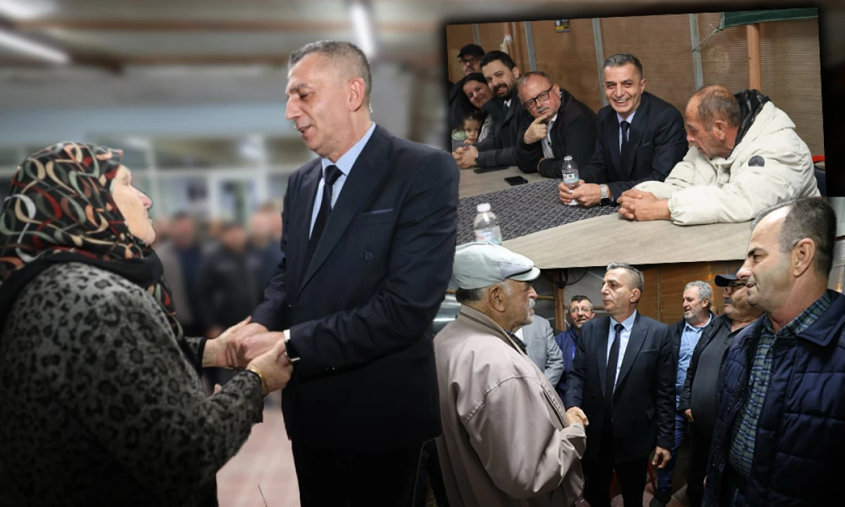 BAŞKAN ŞİMŞEK VATANDAŞLARLA BULUŞTU