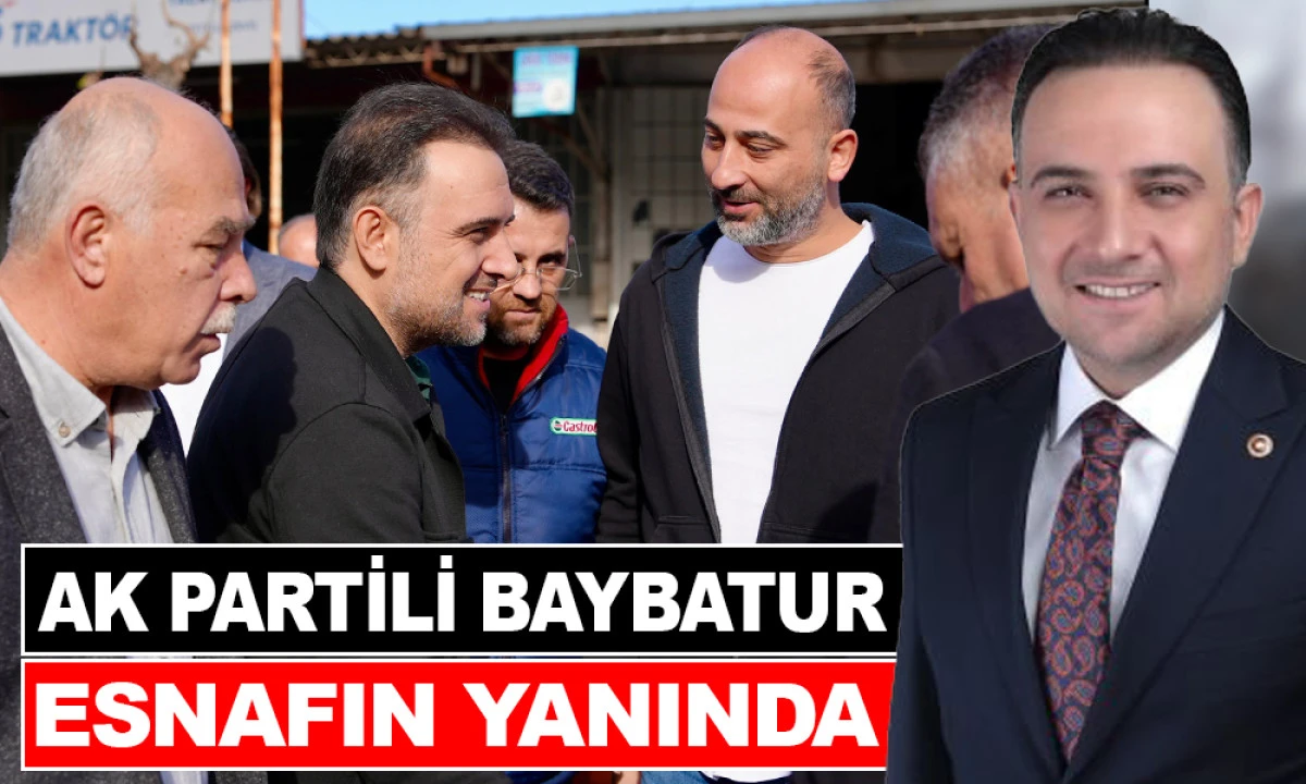 BAYBATUR SANAYİ ESNAFIYLA BİR ARAYA GELDİ