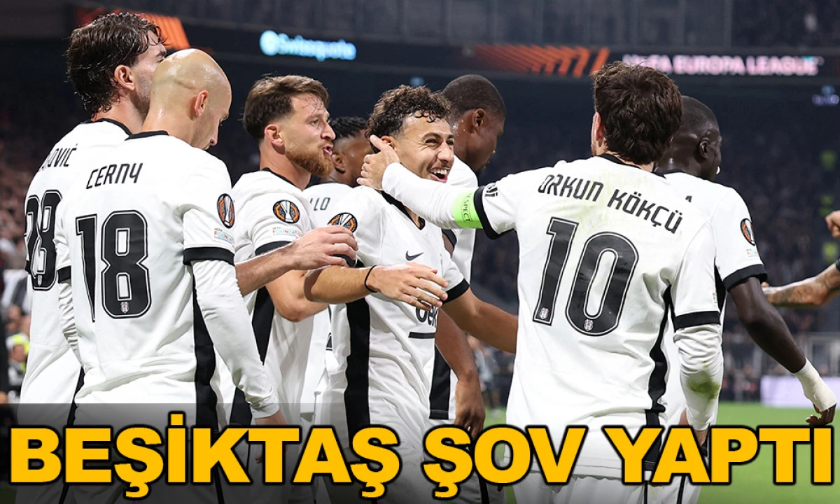 BEŞİKTAŞ EVİNDE MARSİLYA'YI SAHADAN SİLDİ