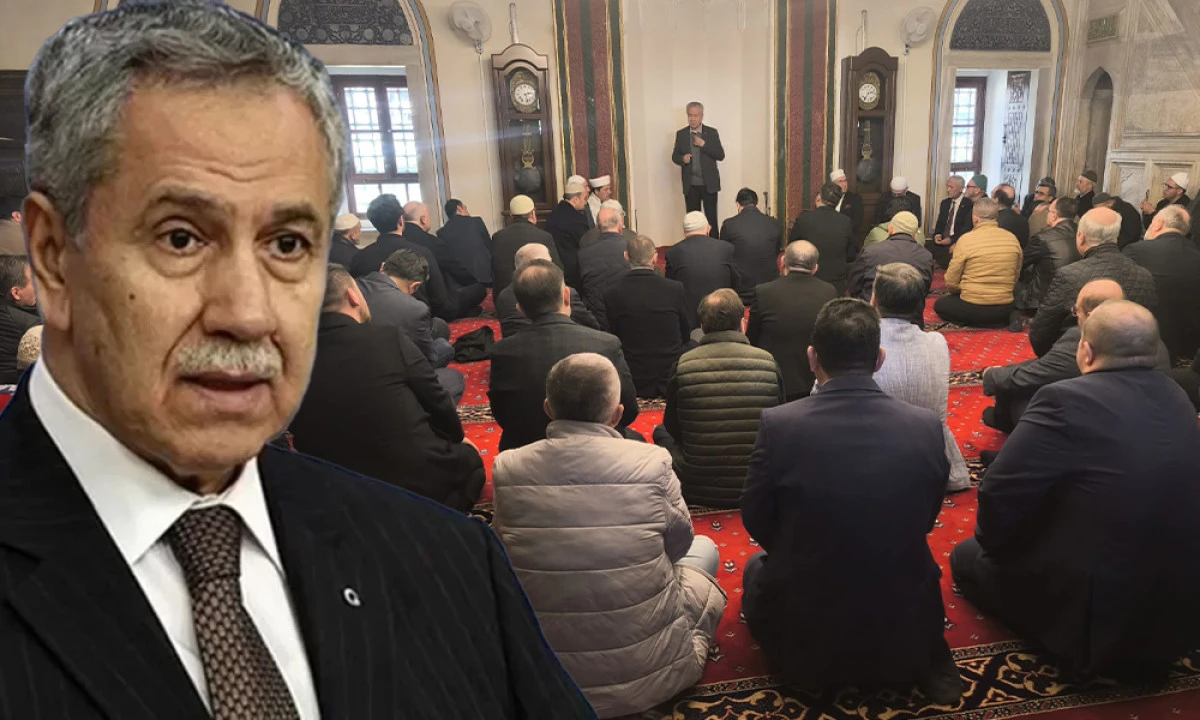 B&Uuml;LENT ARIN&Ccedil;, MANİSA'DA MEVLİT OKUTTU