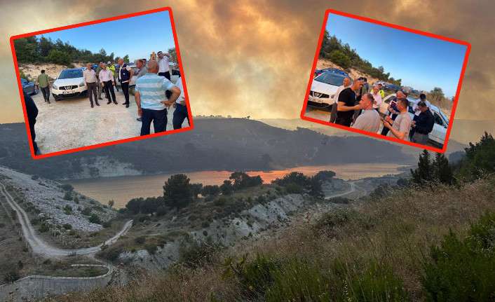 B&Uuml;Y&Uuml;KŞEHİR İTFAİYESİ ORMAN YANGININDA SEFERBER OLDU