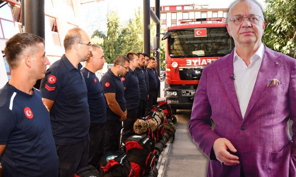 B&Uuml;Y&Uuml;KŞEHİR İTFAİYESİ&rsquo;NDEN LİBYA&rsquo;YA YARDIM ELİ!