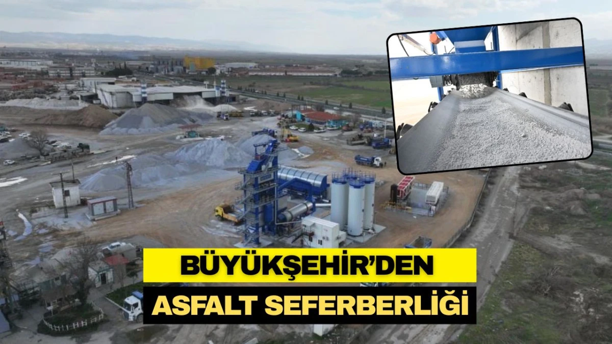 B&Uuml;Y&Uuml;KŞEHİR&rsquo;DEN ASFALT SEFERBERLİĞİ