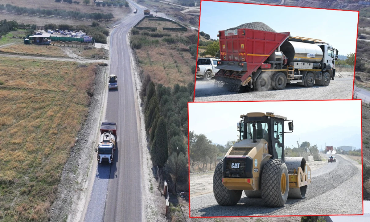 BÜYÜKŞEHİR’DEN TURGUTLU’YA 10 KİLOMETRELİK YENİ YOL