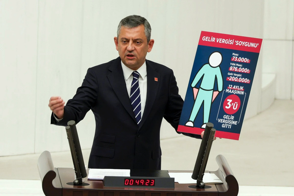 CHP LİDERİ ÖZEL EKONOMİNİN RÖNTGENİNİ ÇEKTİ