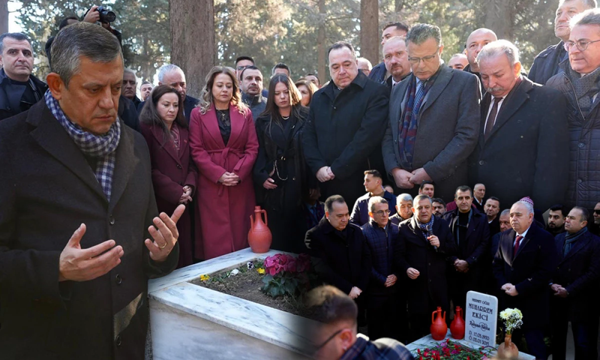 CHP LİDERİ &Ouml;ZG&Uuml;R &Ouml;ZEL'DEN VEFA 