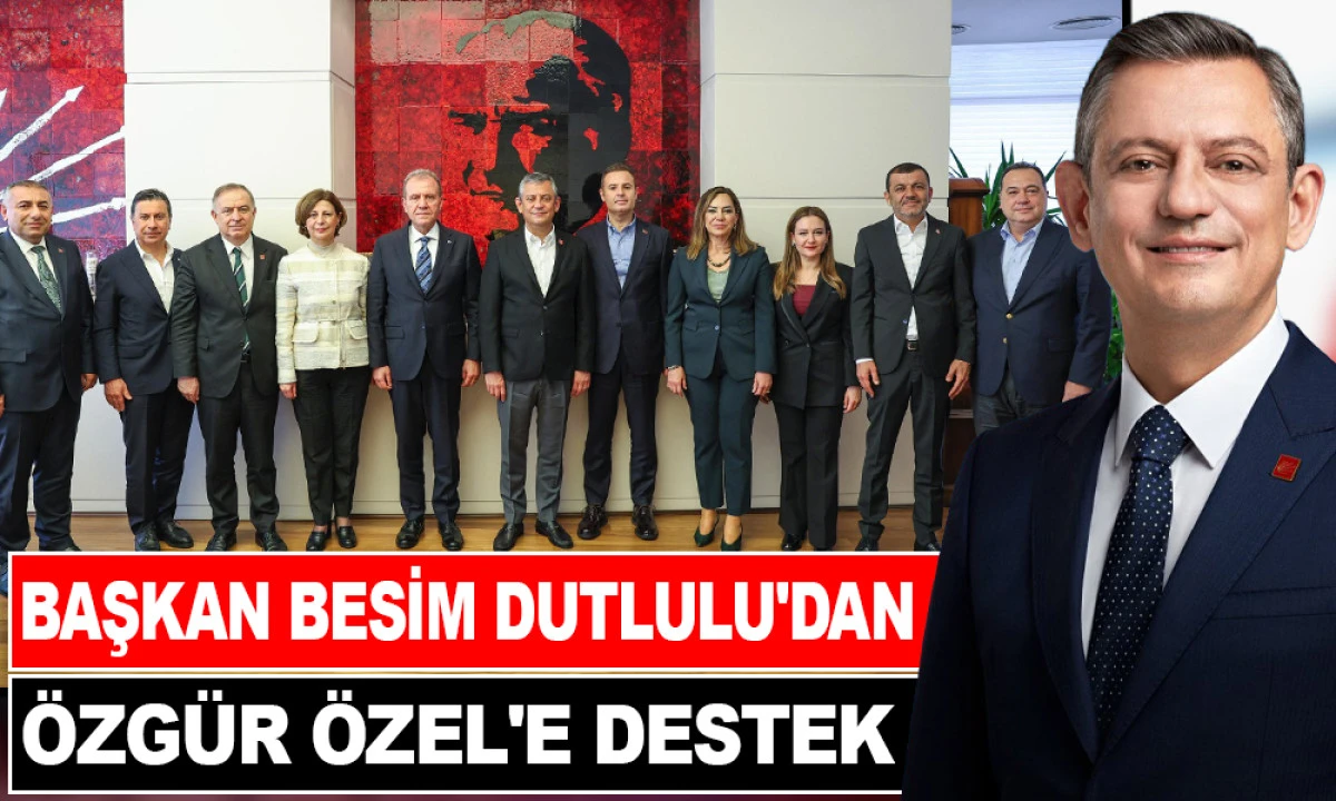 CHP'Lİ B&Uuml;Y&Uuml;KŞEHİR BELEDİYE BAŞKANLARI &Ouml;ZG&Uuml;R &Ouml;ZEL'İN YANINDA
