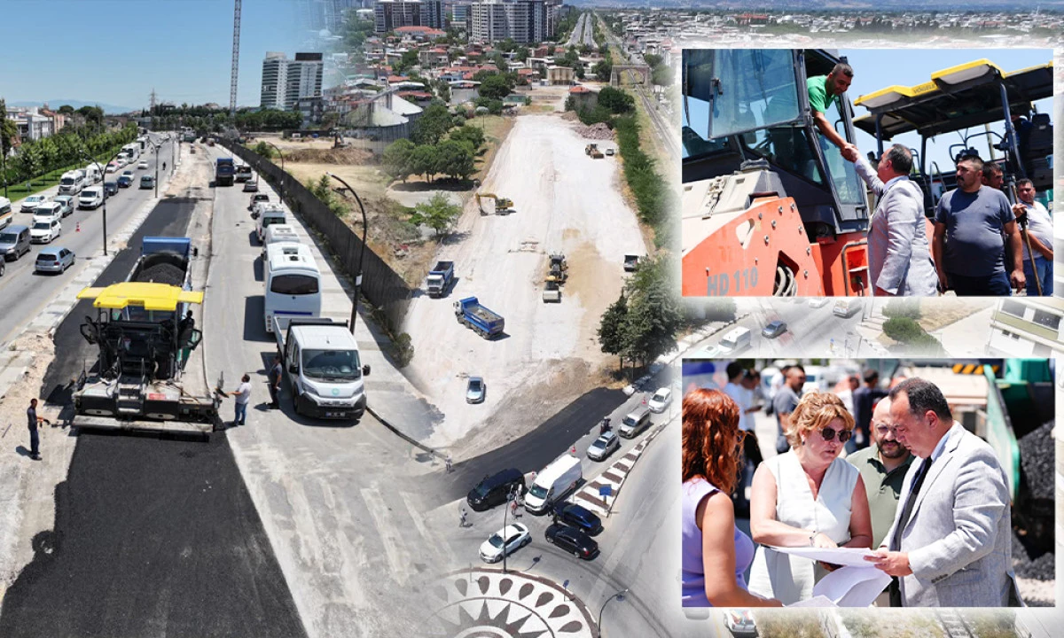 CİDER YOLU&rsquo;NDA ASFALT &Ccedil;ALIŞMASI BAŞLADI