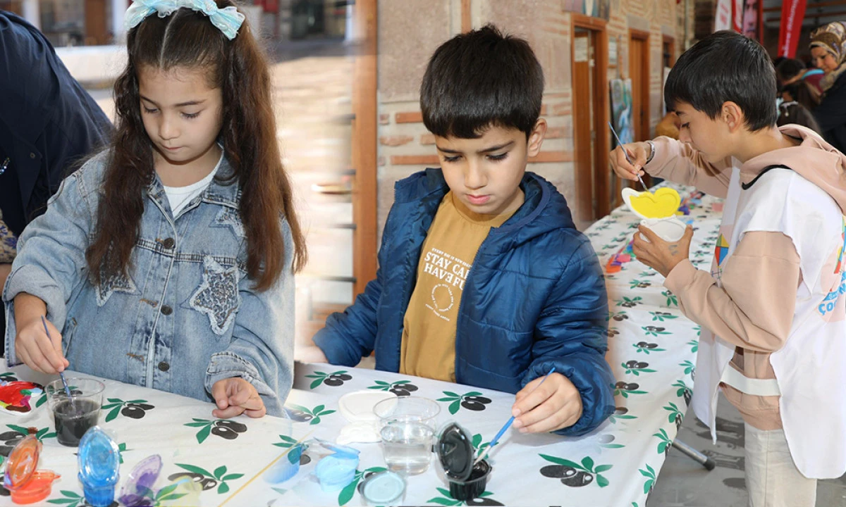 ÇOCUKLARA ARA TATİLDE BOYAMA SÜRPRİZİ