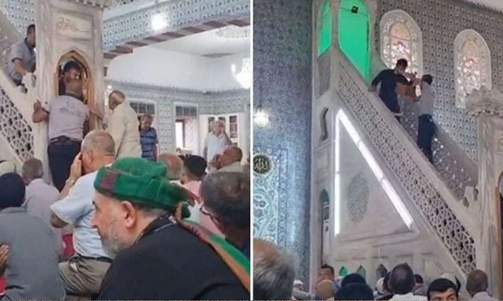 CUMA NAMAZINDA ‘FAİZ’ TARTIŞMASI: MİNBERE ÇIKTI, VAAZ VEREN İMAMA TEPKİ GÖSTERDİ