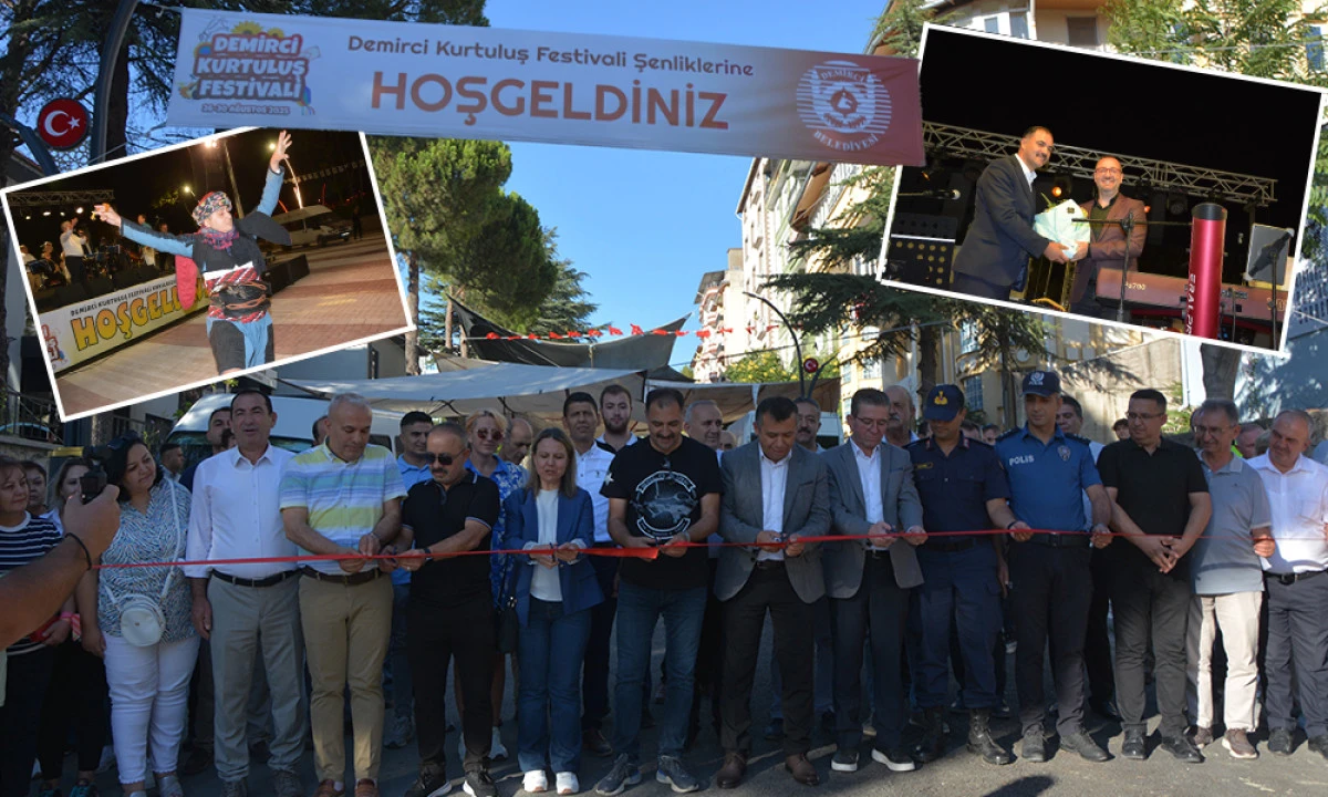 DEMİRCİ'DE 'KURTULUŞ FESTİVALİ' BAŞLADI