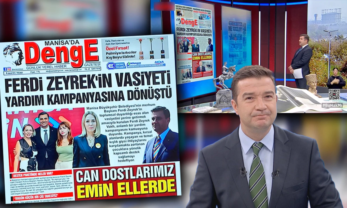 DENGE GAZETESİ’NİN HABERİ ULUSAL KANALDA