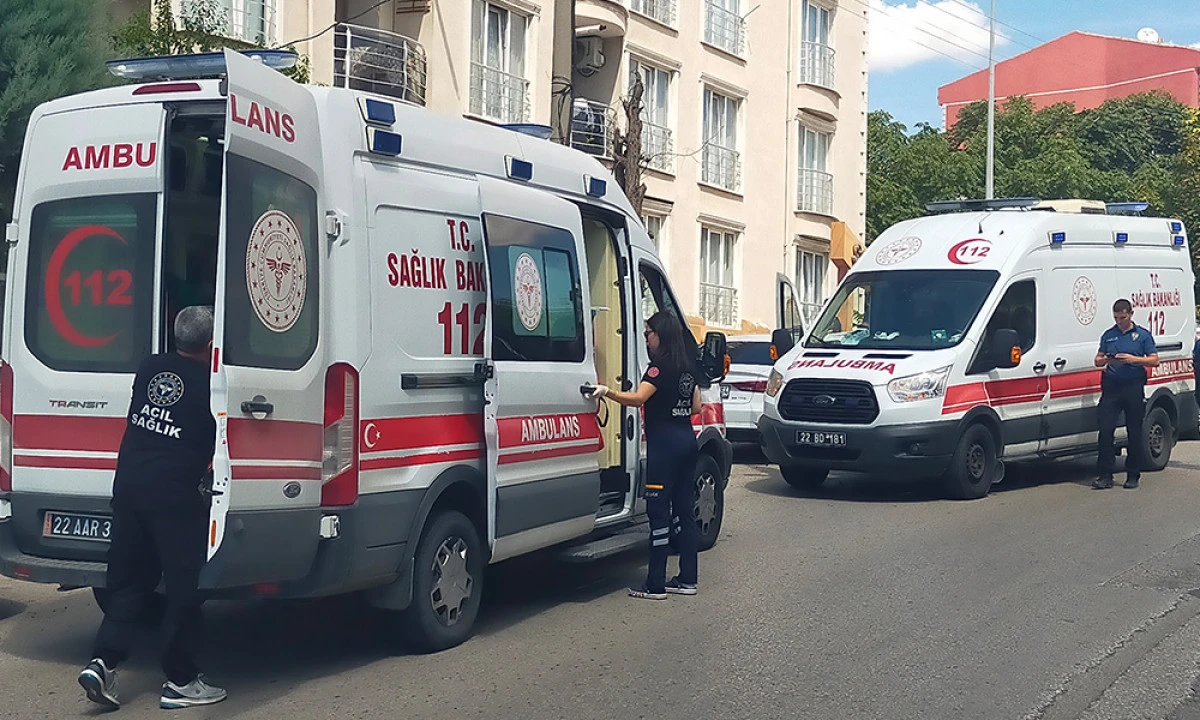 Edirne’de Korkunç Kaza Kamerada